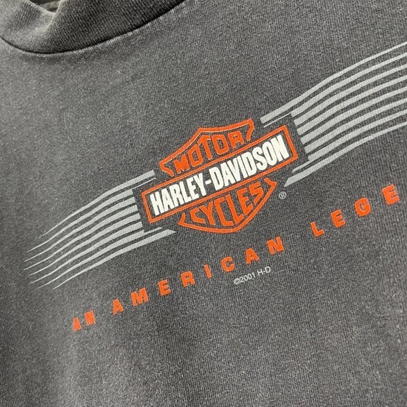 Vintage 2001 Harley Davidson T-Shirt Milwaukee WI Graphic Medium - Picture 4 of 8